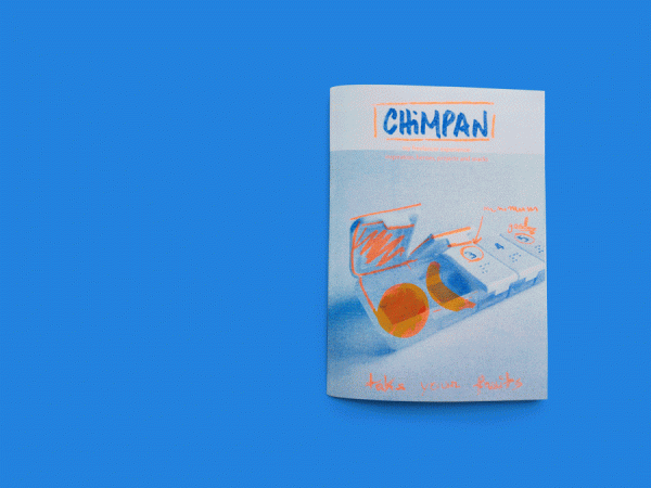 CHIMPAN zine opening gif